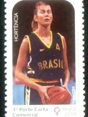 Selo postal do Brasil de 2019 Hortencia