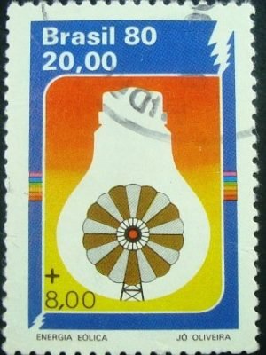 Selo postal COMEMORATIVO do Brasil de 1980 - C 1133 U
