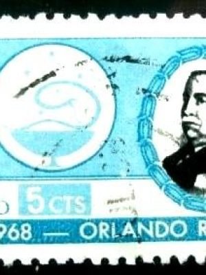 Selo Postal Comemorativo do Brasil de 1968 - C 589 U