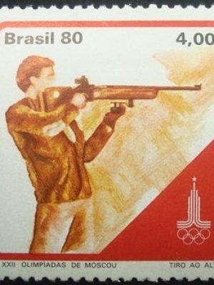 Selo postal do Brasil de 1980 Tiro ao Alvo - C 1153 N