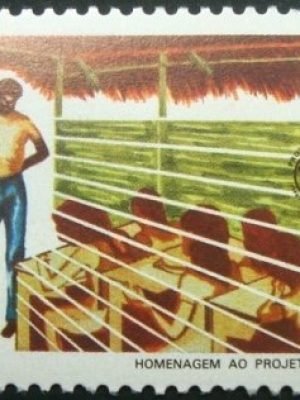 Selo postal do Brasil de 1980 Projeto Rondon - C 1156 N