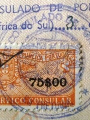 Selo consular de Portugal de 1949
