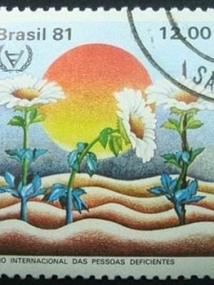 Selo postal COMEMORATIVO do Brasil de 1981 - C 1217 U