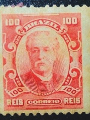 Selo postal do Brasil de 1906 Eduardo Wandenkolk
