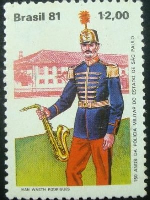 Selo postal do Brasil de 1981 Corpo Musical - C 1240 N