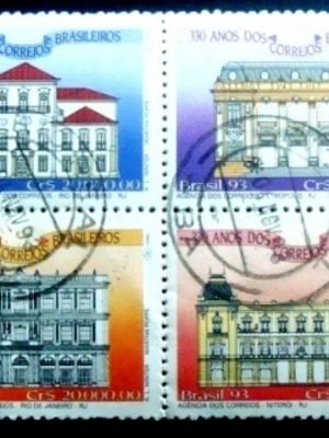 Se-tenant do Brasil de 1993 Correios Brasileiros
