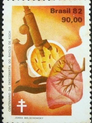 Selo postal comemoratido do Brasil de 1982 - C 1248 N