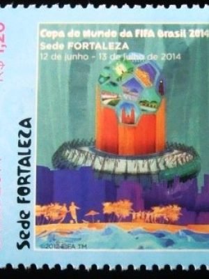 Selo postal do Brasil de 2014 Fortaleza