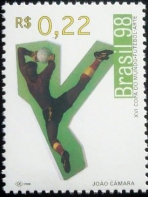 Selo postal do Brasil de 1998 João Câmara