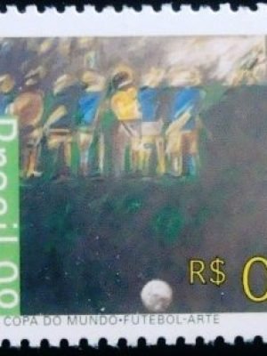 Selo postal do Brasil de 1998 Ivald Granato N