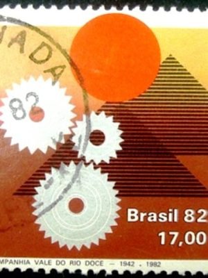 Selo postal Comemorativo do Brasil de 1982 - C 1259 U