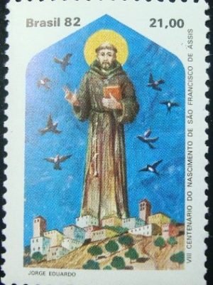Selo postal Comemorativo do Brasil de 1982 - C 1269 N