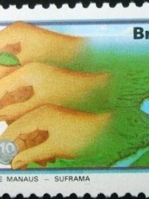 Selo postal Comemorativo do Brasil de 1982 - C 1271 M