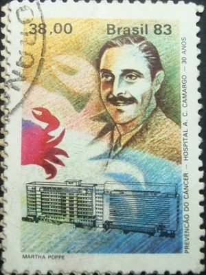 Selo postal Comemorativo do Brasil de 1983 - C 1314 U