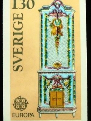 Selo postal da Suécia de 1976 Handicrafts 1