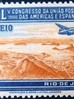 Selo postal Comemorativo do Brasil de 1946 - C 219 N