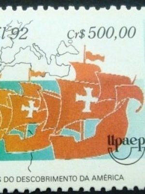 Selo postal COMEMORATIVO do Brasil de 1992 -