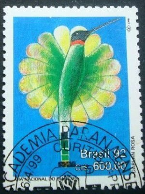 Selo postal do Brasil de 1992 Diabetes