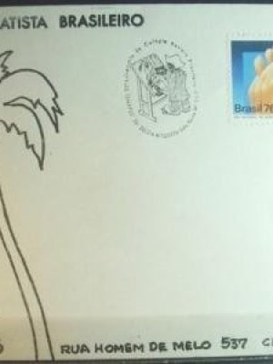Envelope Comemorativo de 1976 Colégio Batista Brasileiro
