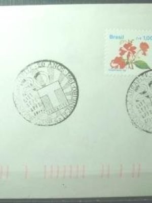 Envelope Comemorativo de 1991 20 Anos ABRAFITE