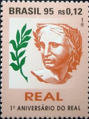Selo postal COMEMORATIVO do Brasil de 1995 - C 1949 M