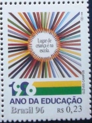 Selo postal COMEMORATIVO do Brasil de 1996 - C 2004 NCC