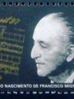 Selo postal do Brasil de 1997 Francisco Mignone