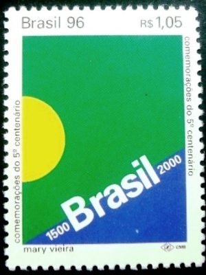 Selo postal COMEMORATIVO do Brasil de 1996 - C 1991 M
