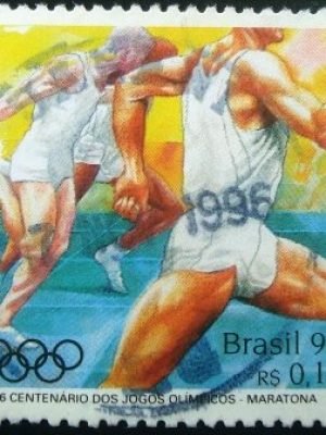 Selo postal COMEMORATIVO do Brasil de 1996 - C 1996 U