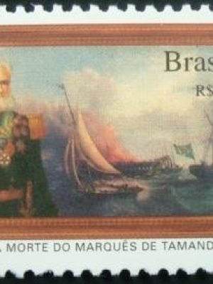 Selo postal do Brasil de 1997 Marquês de Tamandaré