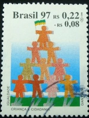 Selo postal do Brasil de 1997 Igualdade