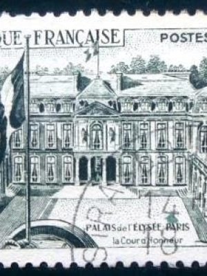 Selo postal da França de 1959 Elysee Palace