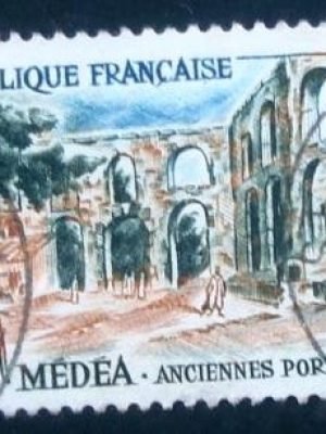 Selo postal da França 1961 Algeria