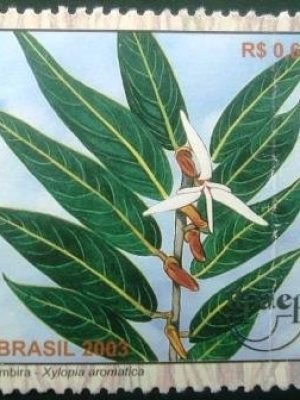 Selo postal do Brasil de 2003 Embira M