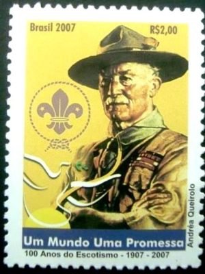 Selo postal COMEMORATIVO do Brasil de 2007 - C 2689 M