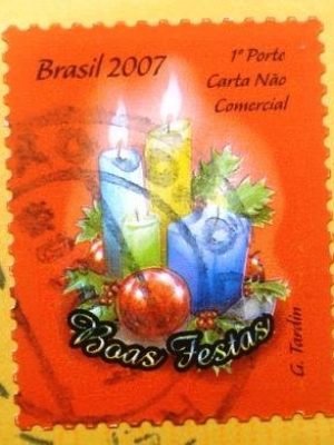 Selo postal COMEMORATIVO do Brasil de 2007 - C 2718 U