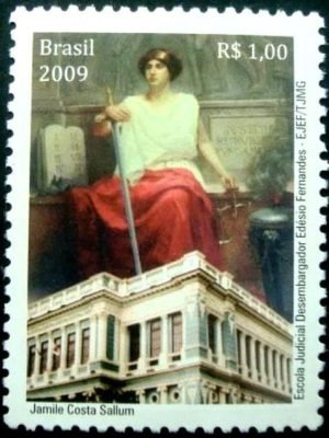 Selo postal do Brasil de 2009 EJEF / TJMG