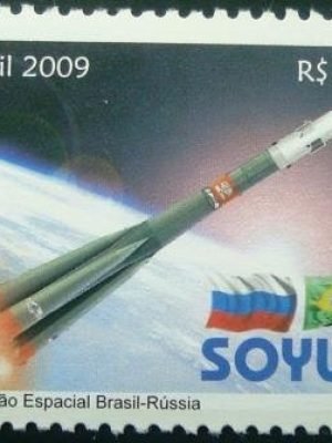 Selo postal do Brasil de 2009 SOYUZ