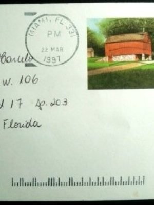 Cartão postal Americano de 1997 Rose Creek