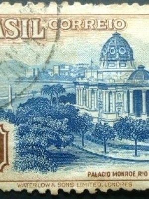 Selo postal comemorativo do Brasil de 1937 - C 119 U