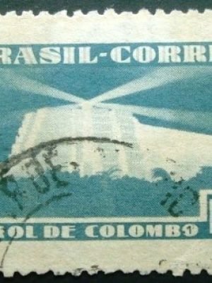Selo postal Comemorativo do Brasil de 1946 - C 222 U