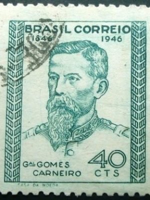 Selo postal Comemorativo do Brasil de 1946 - C 225 U