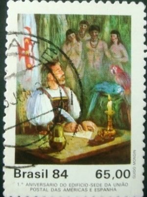 Selo postal COMEMORATIVO do Brasil de 1984 - C 1398 U