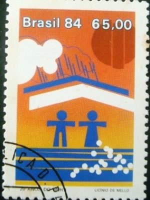 Selo postal COMEMORATIVO do Brasil de 1984 - C 1411 U