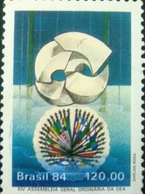 Selo postal COMEMORATIVO do Brasil de 1984 - C 1424 N