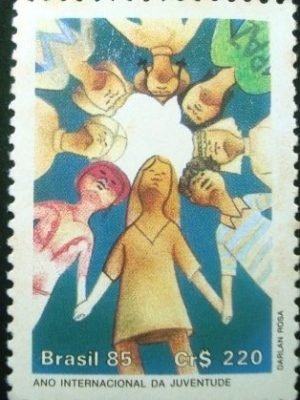 Selo postal de 1985 Juventude - C 1469 N