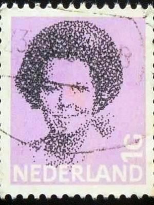 Selo postal da Holanda de 1982 Queen Beatrix