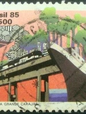 Selo postal COMEMORATIO do Brasil de 1985 - C 1503 U