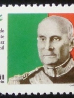 Selo postal do Brasil de 1972 Presidente Thomaz