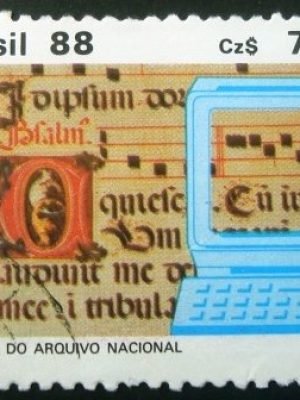 Selo postal COMEMORATIVO do Brasil de 1988 - C 1576 N